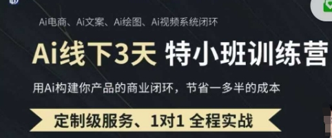 AI实操培训第20-21期线下，0基础保姆级教程，3月最新整理，企业获客、降本增效、打造超级个体云米网创-专注分享网络创业落地实操课程 – 全网首发_高质量项目输出云米网创