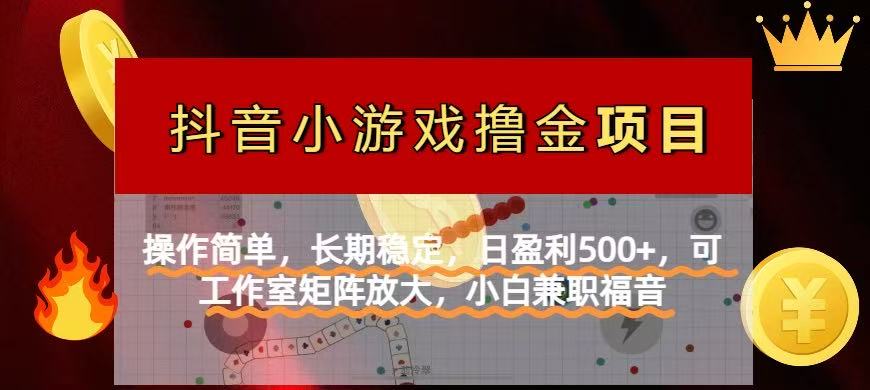 【抖音小游戏发行人计划项目】操作简单，长期稳定，日盈利500+，可工作…云米网创-专注分享网络创业落地实操课程 – 全网首发_高质量项目输出云米网创