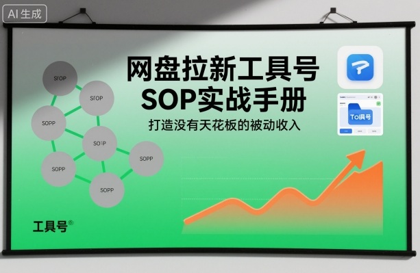 网盘拉新工具号SOP实战手册，打造没有天花板的被动收入云米网创-专注分享网络创业落地实操课程 – 全网首发_高质量项目输出云米网创