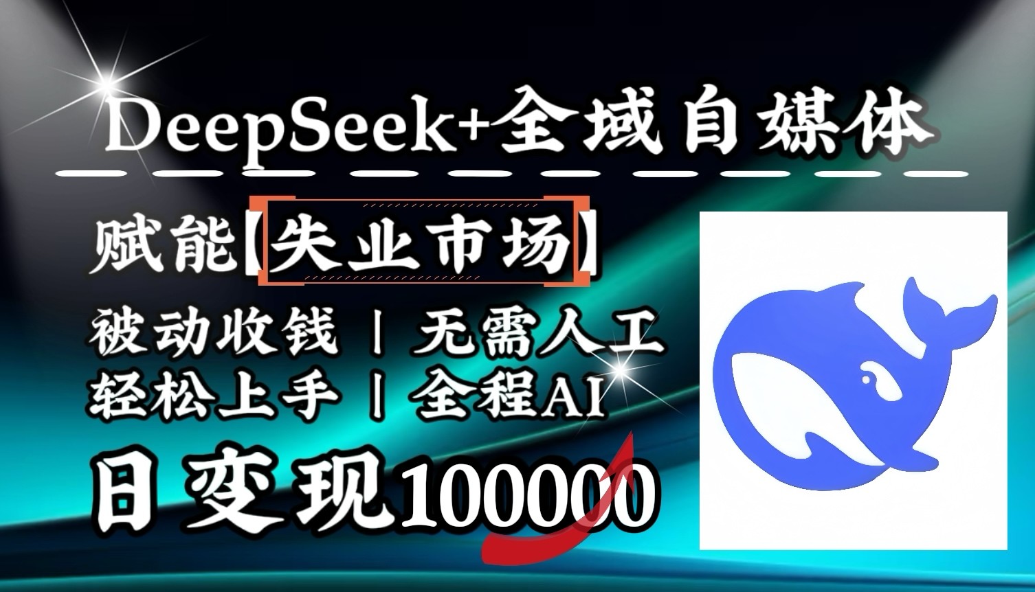 降维打击，DeepSeek+失业市场，全自动操作，结合人人刚需，单月利润轻松破100000＋云米网创-专注分享网络创业落地实操课程 – 全网首发_高质量项目输出云米网创