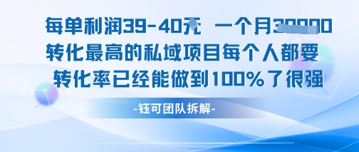 每单利润40一个月7k+转化最高的私域项目，每个人都要的产品转化率已经能做到100%云米网创-专注分享网络创业落地实操课程 – 全网首发_高质量项目输出云米网创