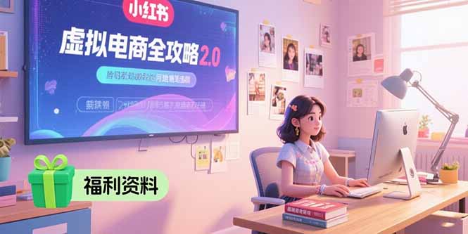 虚拟电商全攻略2.0，开店选品实操流程，账号定位、货源发布、笔记发布技巧云米网创-专注分享网络创业落地实操课程 – 全网首发_高质量项目输出云米网创