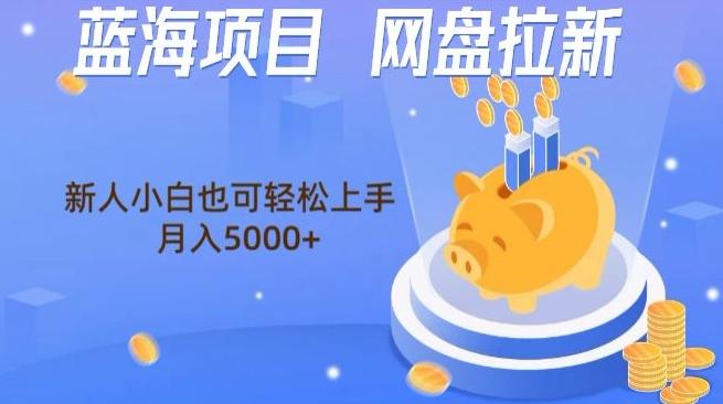 蓝海项目网盘拉新，新人小白也可操作，每月收入5000+云米网创-专注分享网络创业落地实操课程 – 全网首发_高质量项目输出云米网创