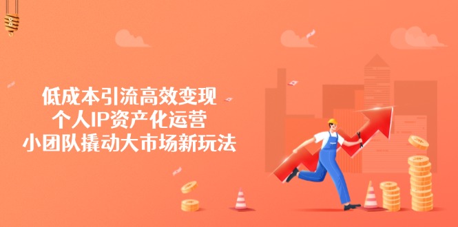 低成本引流高效变现，个人IP资产化运营，小团队撬动大市场新玩法云米网创-专注分享网络创业落地实操课程 – 全网首发_高质量项目输出云米网创
