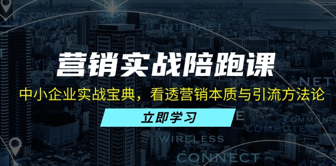营销实战陪跑课：中小企业实战宝典，看透营销本质与引流方法论云米网创-专注分享网络创业落地实操课程 – 全网首发_高质量项目输出云米网创