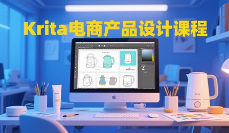 大梦老师·Krita电商产品设计课程云米网创-专注分享网络创业落地实操课程 – 全网首发_高质量项目输出云米网创