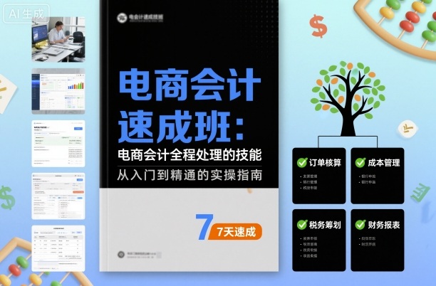 电商会计速成班，电商会计全程处理的技能云米网创-专注分享网络创业落地实操课程 – 全网首发_高质量项目输出云米网创