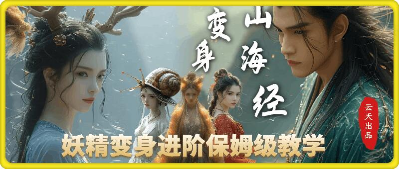 云天AI山海经变身视频教程，妖精变身进阶保姆级教学云米网创-专注分享网络创业落地实操课程 – 全网首发_高质量项目输出云米网创