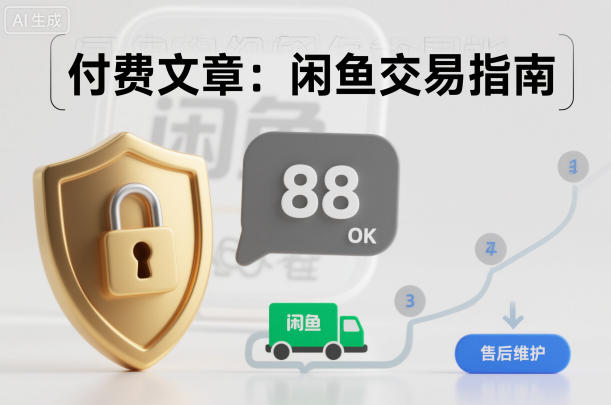 付费文章：闲鱼交易指南，怎么才能降低被坑被马扁的概率云米网创-专注分享网络创业落地实操课程 – 全网首发_高质量项目输出云米网创