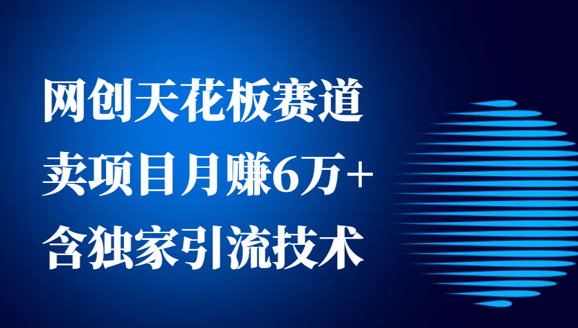 网创天花板赛道，卖项目月赚6万+，含独家引流技术(共26节课)云米网创-专注分享网络创业落地实操课程 – 全网首发_高质量项目输出云米网创