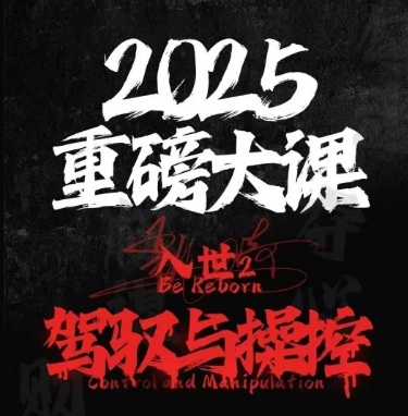 2025重磅大课，入世2，驾驭与控制云米网创-专注分享网络创业落地实操课程 – 全网首发_高质量项目输出云米网创