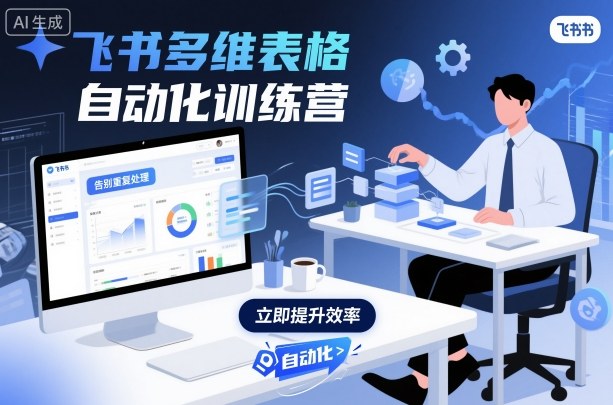 飞书多维表格自动化训练营，手把手教你告别重复处理，用多维表格开启高效办公新模式云米网创-专注分享网络创业落地实操课程 – 全网首发_高质量项目输出云米网创