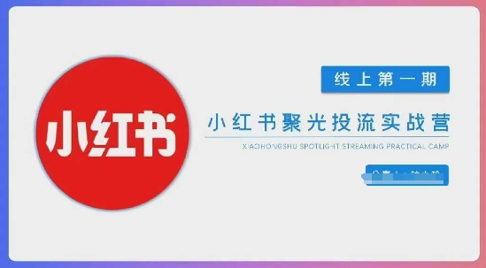 小红书聚光陪跑第一期，教你从0到1玩转小红书聚光投流，搭建小红书付费投流团队，更快的见到效果云米网创-专注分享网络创业落地实操课程 – 全网首发_高质量项目输出云米网创