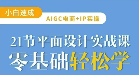 AIGC电商必备实操21节平面设计实战课，教你玩转AI云米网创-专注分享网络创业落地实操课程 – 全网首发_高质量项目输出云米网创