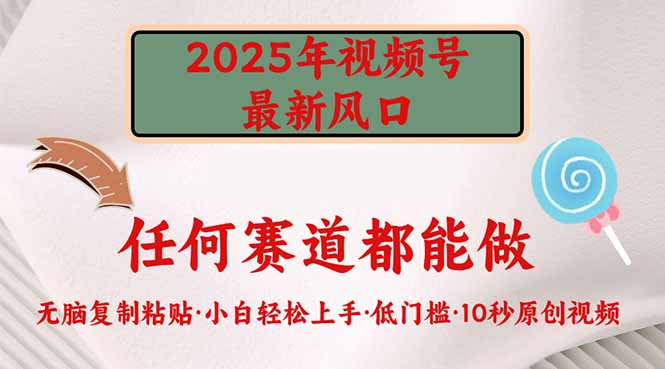 2025年视频号新风口，低门槛只需要无脑执行云米网创-专注分享网络创业落地实操课程 – 全网首发_高质量项目输出云米网创