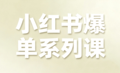 小红书爆单系列课，聚焦小红书电商全链路增长云米网创-专注分享网络创业落地实操课程 – 全网首发_高质量项目输出云米网创