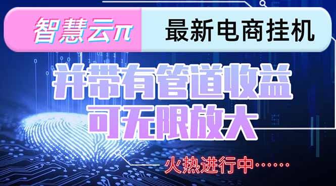 智慧云π电脑挂机单机每天收益300—500+ 并带有团队管道收益 可无限放大云米网创-专注分享网络创业落地实操课程 – 全网首发_高质量项目输出云米网创