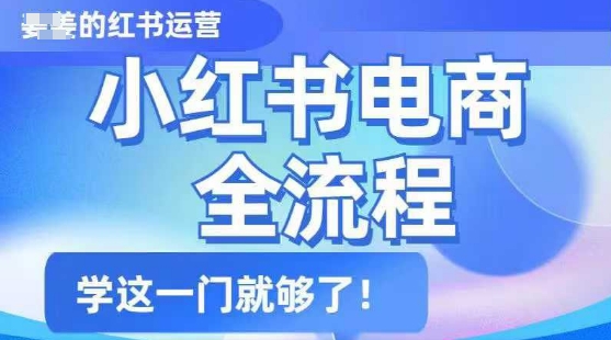 小红书电商全流程，精简易懂，从入门到精通，学这一门就够了云米网创-专注分享网络创业落地实操课程 – 全网首发_高质量项目输出云米网创