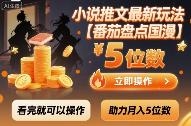 小说推文最新玩法，助力月入5位数【番茄盘点国漫】玩法，看完就可以操作云米网创-专注分享网络创业落地实操课程 – 全网首发_高质量项目输出云米网创